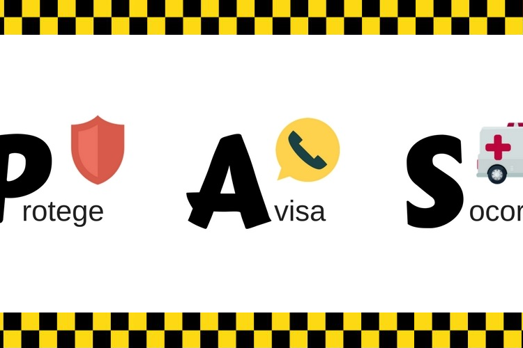 Cómo actuar en caso de accidente: el protocolo de actuación PAS