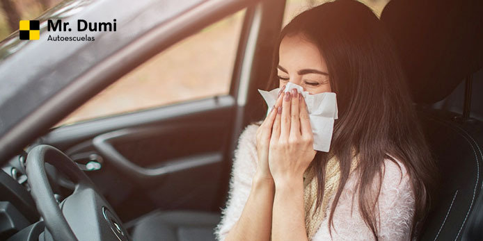 alergias al conducir: alerta en primavera