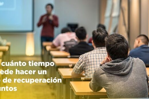 Cada cuánto tiempo se puede hacer un curso de recuperación de puntos
