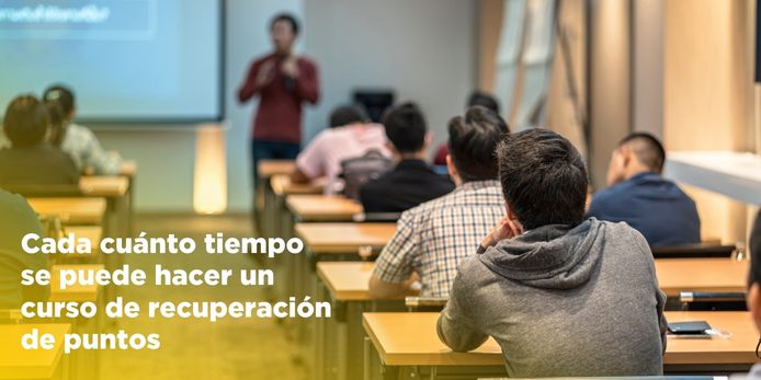 Cada cuánto tiempo se puede hacer un curso de recuperación de puntos Cada cuánto tiempo se puede hacer un curso de recuperación de puntos