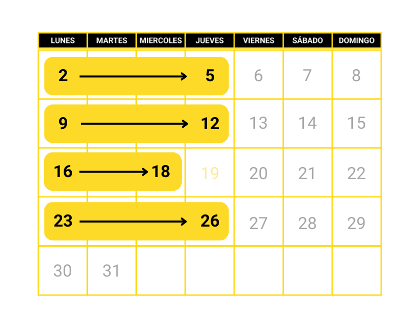 curso intensivo conducir 4 días