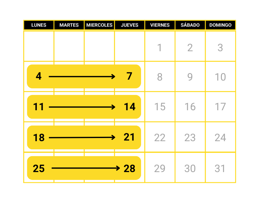 curso intensivo conducir 4 días